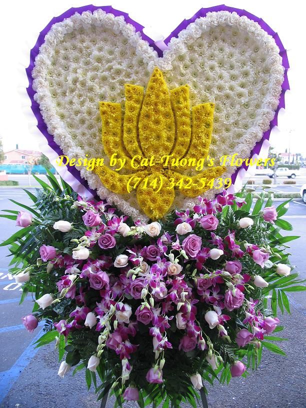 Cat Tuong Flowers Orange County Santa Ana Funeral Arrangement Special Logos