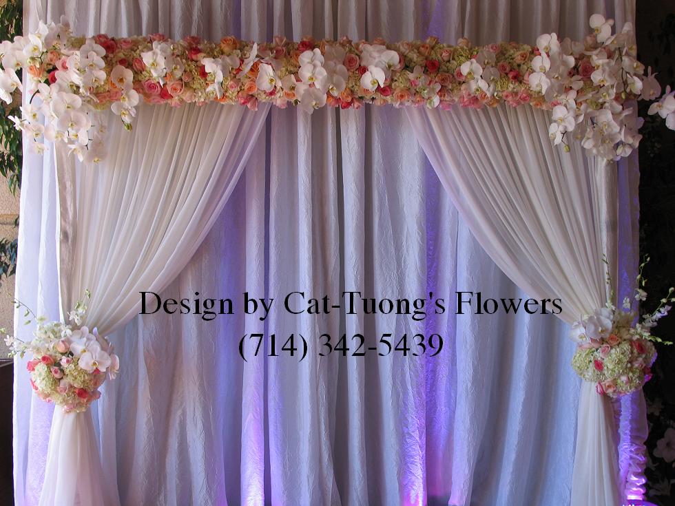 Cat Tuong Flowers Orange County Santa Ana Wedding Decorations Receptions