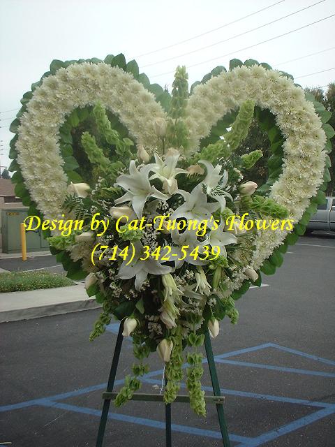 Cat Tuong Flowers Orange County Santa Ana Funeral Arrangement