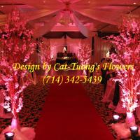 Cat Tuong Flowers Orange County Santa Ana Wedding Decorations Ceiling Draping