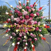 Cat Tuong Flowers Orange County Santa Ana Funeral Arrangement Sprays